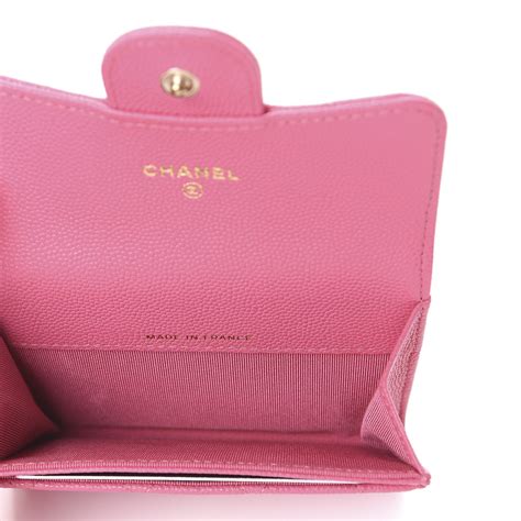 chanel card case pink|Chanel card holder with flap.